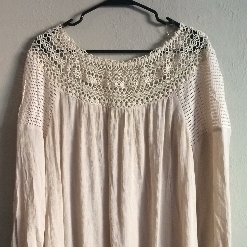 Vintage Style Cream Lace Dress